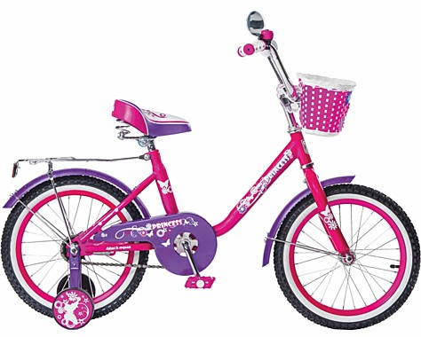 14 Велосипед детский Black Aqua PRINCESS