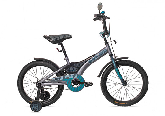 14 Велосипед детский Black Aqua SHARP